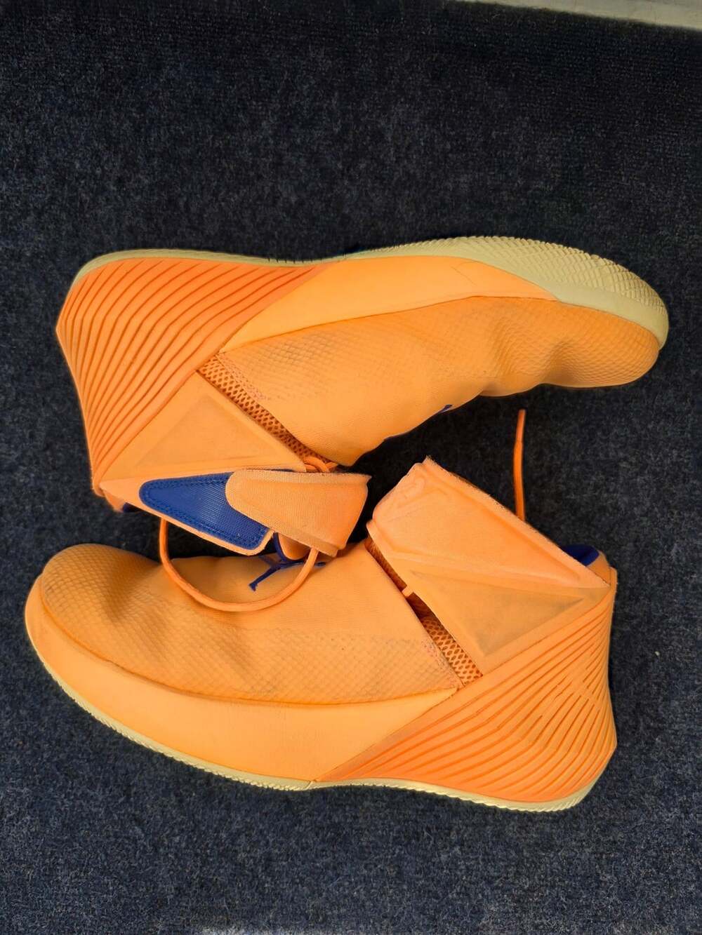 Jordan Super.Fly MVP PF Orange Blue Basketball Shoes
